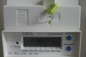Compteur électrique scellé