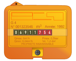 Compteur gaz
